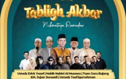 Tabligh Akbar dan Konser Religi di Masjid Raya Al Jabbar Sabtu