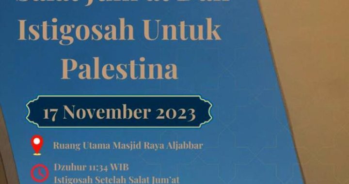 Al Jabbbar Gelar Istigosah dan Sholat Gaib untuk Syuhada Palestina