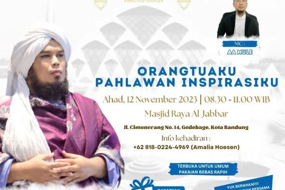 MT Insan Kamil Hadirkan Ust. Derry Sulaiman di Masjid Raya Al Jabbar