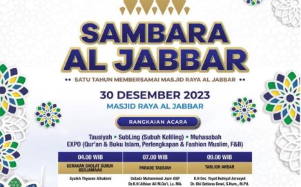 Milad Pertama, Masjid Raya Al Jabbar Gelar Sambara Al Jabbar