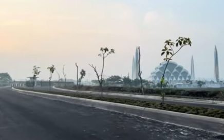 Jalan Simpang Gedebage Selatan Menuju Masjid Raya Al-Jabbar