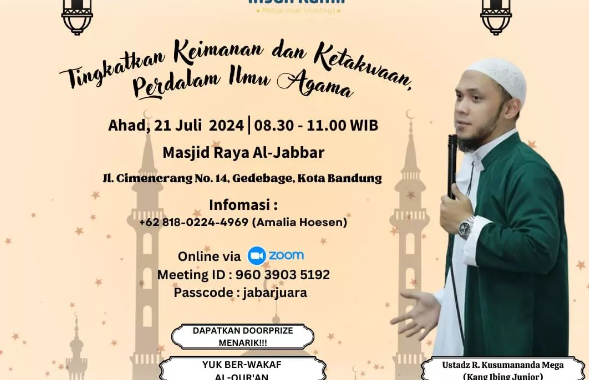 MT Insan Kamil Hadirkan Kang Ibing Junior di Masjid Raya Al Jabbar