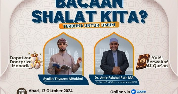 Pengajian MT Insan Kamil Bahas Shalat Bersama Dr. Amir Faishol Fath di Al Jabbar