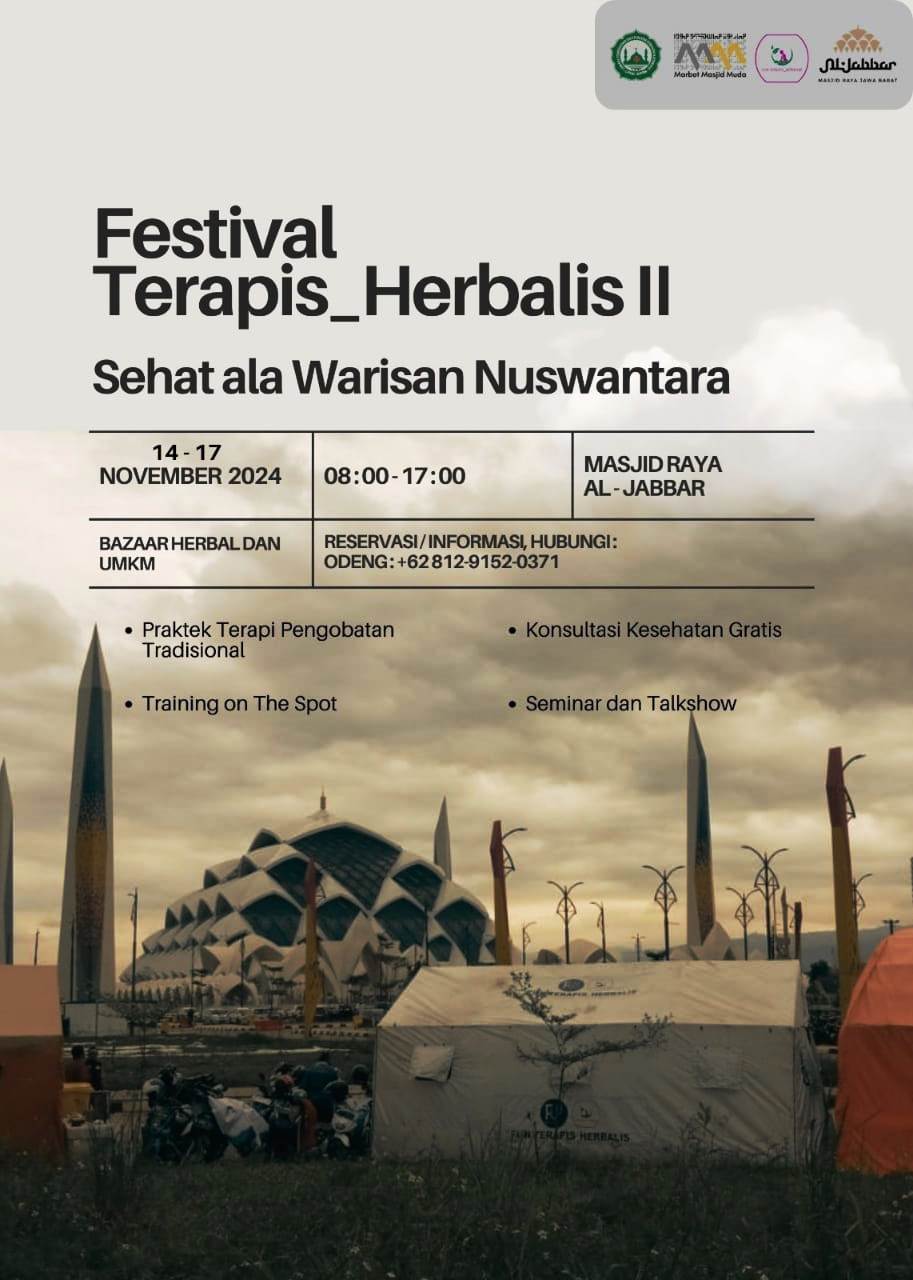 Festival Terapis Herbalis Hadir di Al Jabbar 14-17 November 2024