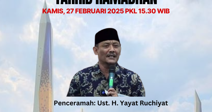 Masjid Raya Al Jabbar Gelar Tarhib Ramadhan Bersama Ustadz Yayat Ruchiyat