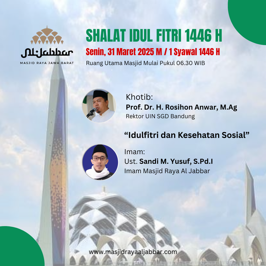 Masjid Raya Al Jabbar Gelar Shalat Idulfitri 1446 H