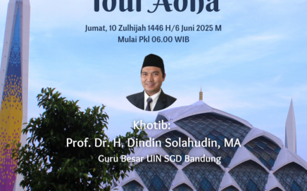 Masjid Raya Al Jabbar Gelar Shalat Idul Adha Jumat, 10 Zulhijah 1446 H