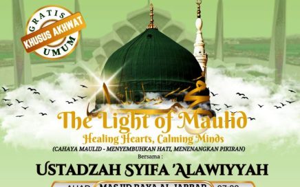 MT Akhwat Bersatu Gelar Kajian Bersama Ustazdah Syifa Alawiyah di Masjid Raya Al Jabbar