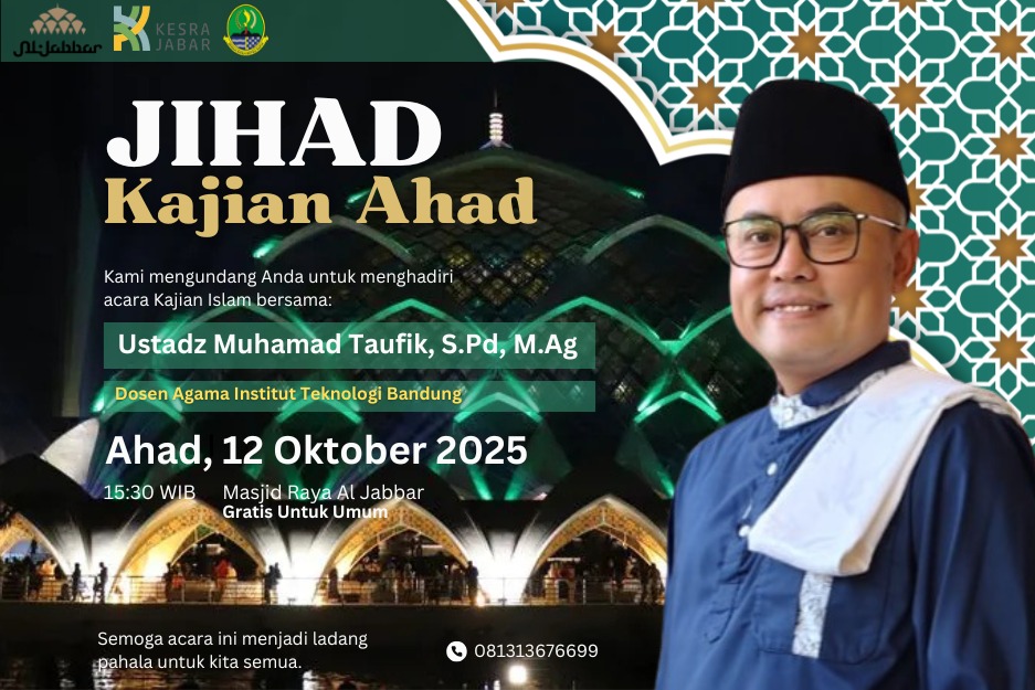 DKM Masjid Raya Al Jabbar Gelar Kajian Ahad Jihad