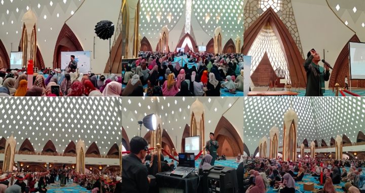 Ribuan Jamaah Padati Kajian Ustadz Maulana di Masjid Raya Al Jabbar