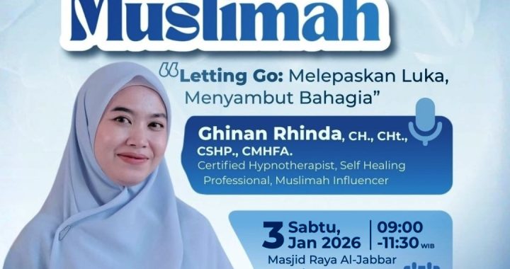 Kajian Muslimah Ghinan Rhinda di Al Jabbar 3 Januari 2026