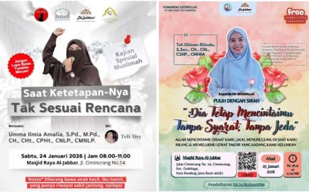 Kajian Plus Hipnoterapi Umma Ilmia dan Ghinan Rhinda 24-25 Januari 2026