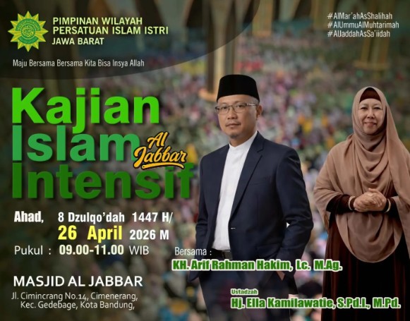 Persistri Jabar Gelar Kajian Islam di Masjid Raya Al Jabbar