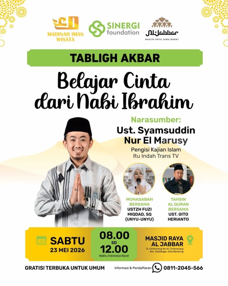 Hadirilah, Tabligh Akbar Syamsuddin Nur El Marusy Kajian Islam Itu Indah